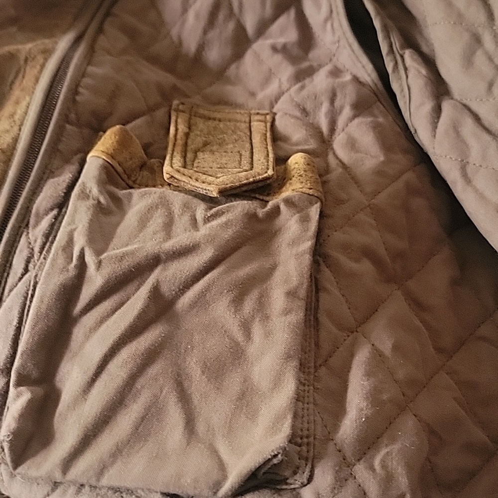Vtg Wilsons Brown  Leather Bomber Jacket Sz L - Picture 6 of 11